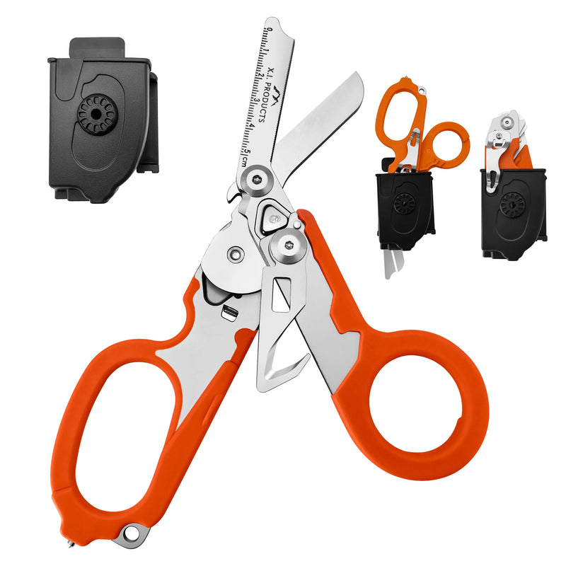 6-in-1 Trauma Shears (Orange) X.I. Products