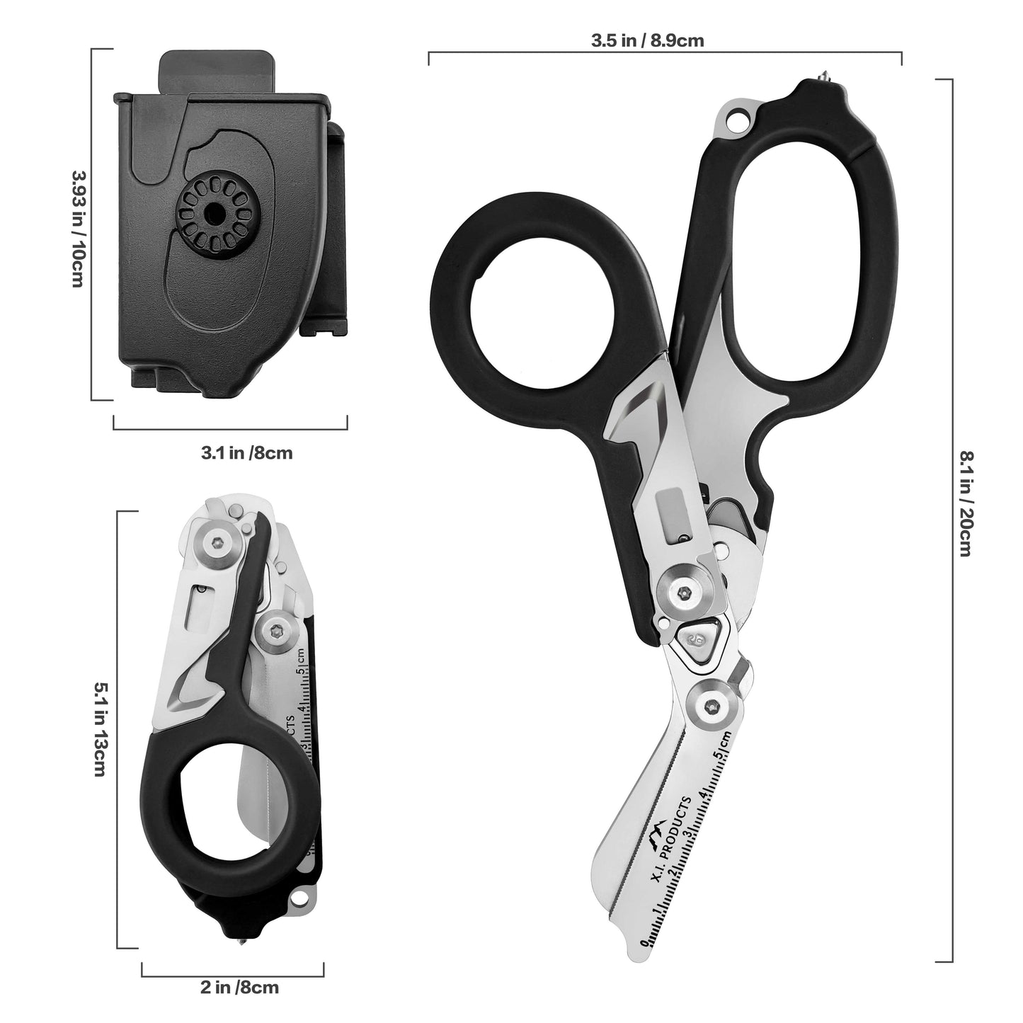 6-in-1 Trauma Shears (Black)