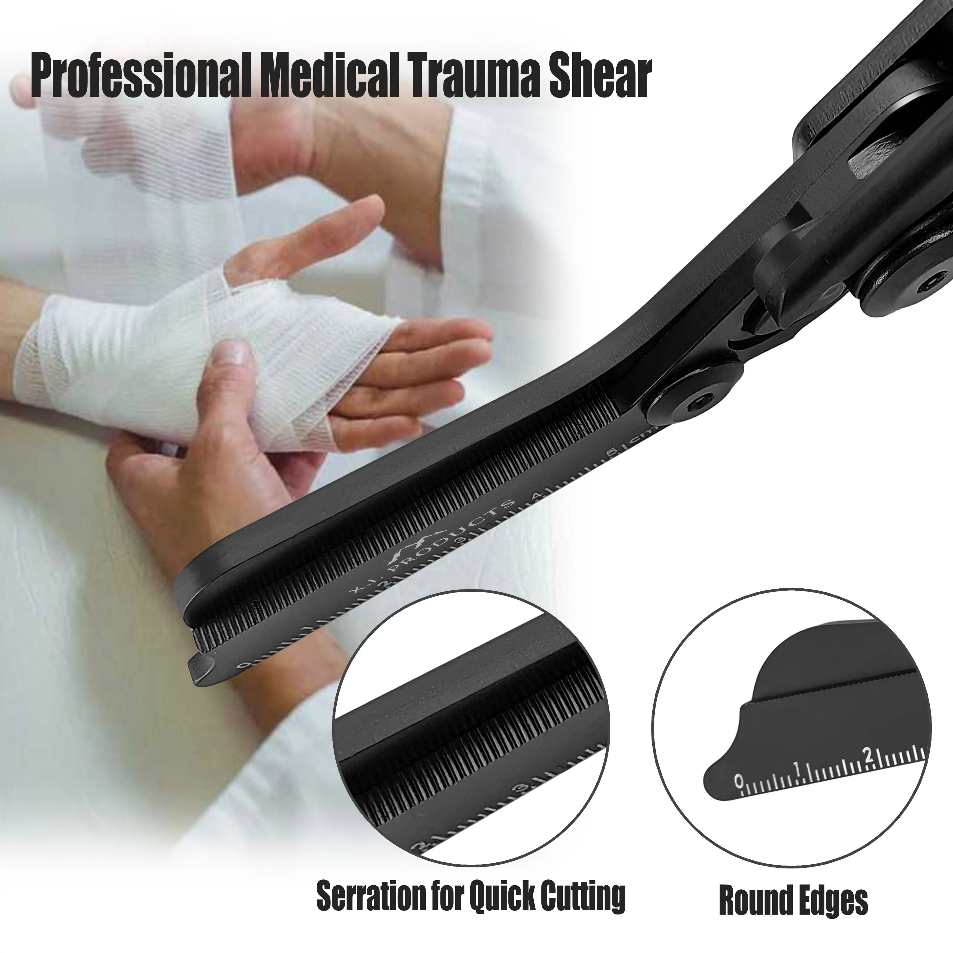 6-in-1 Trauma Shears (Carbon) X.I. Products