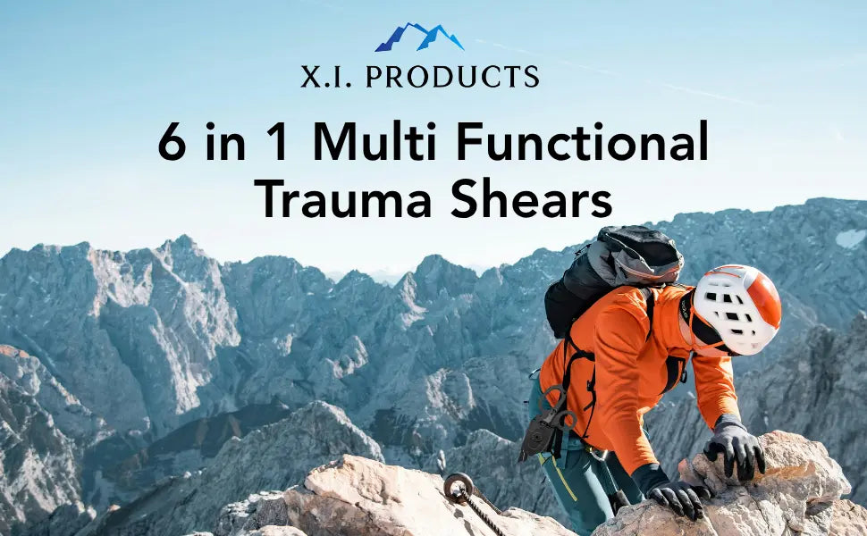 6-in-1 Trauma Shears (Black) X.I. Products