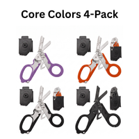 6-in-1 Foldable Trauma Shears  (Core Colors 4-Pack) X.I. Products