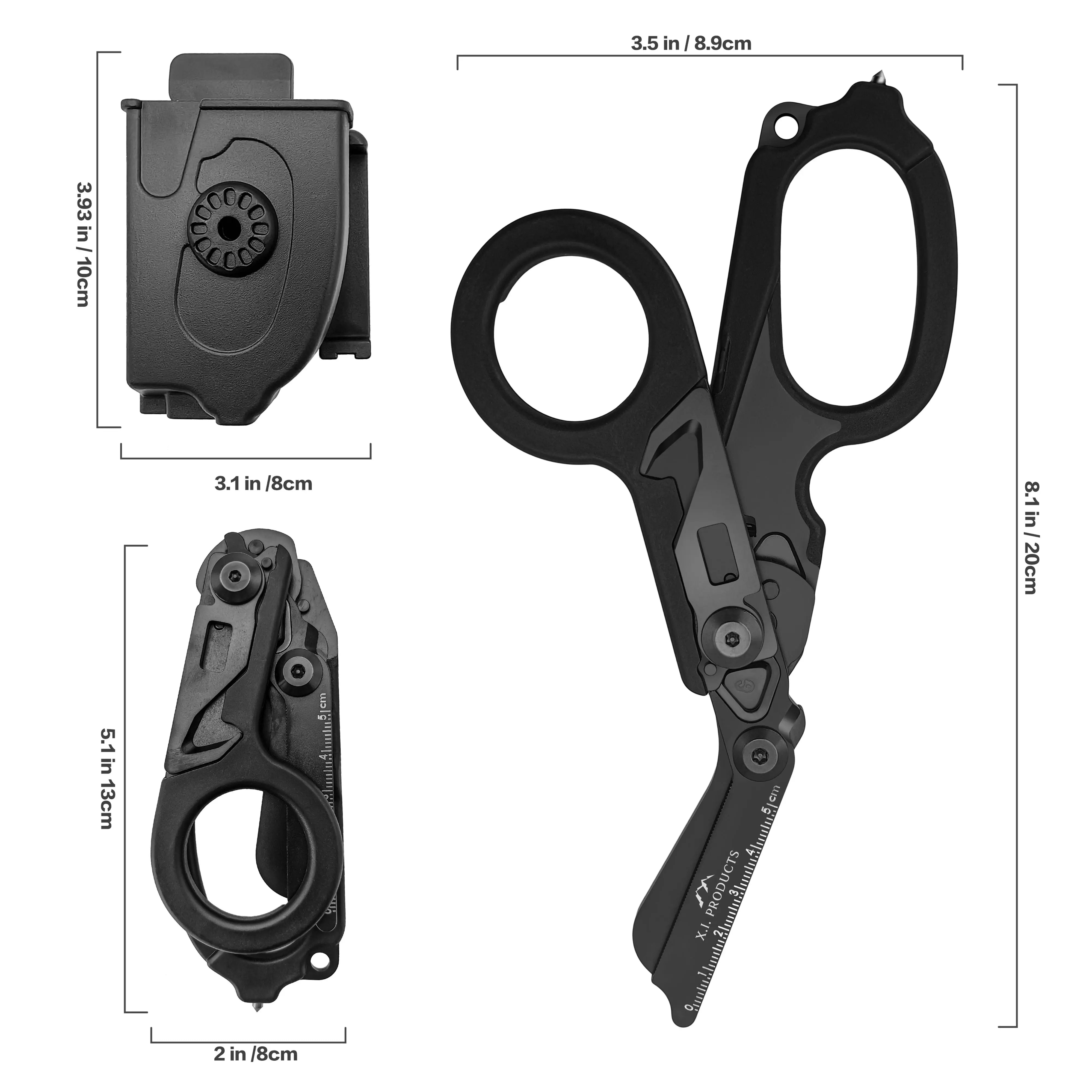 6-in-1 Trauma Shears (Carbon) X.I. Products