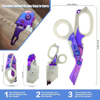6-in-1 Trauma Shears (Purple Luminous) X.I. Products